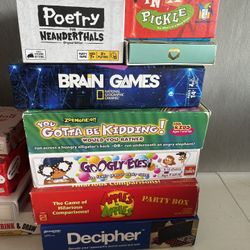 Board Games. $5 Each Or Make Offers 