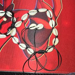 Shell Adjustable Necklace And Bracelet