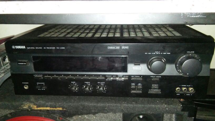Yamaha Natural Sound AV Receiver RX-V495 Amplifier