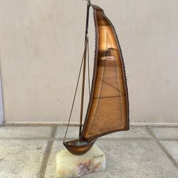 John Demott Mcm Brutalist Sailboat Sculpture
