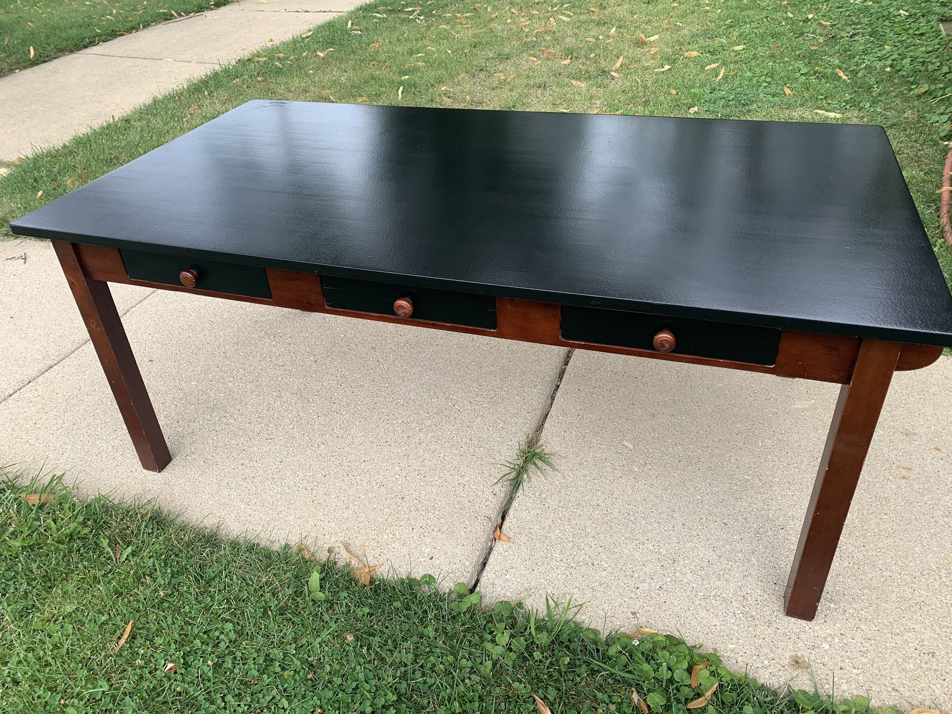 Kids Table - Pottery Barn Kids Carolina - craft table 3 drawers 58 W x 31 1/4 D x 23 3/4 H