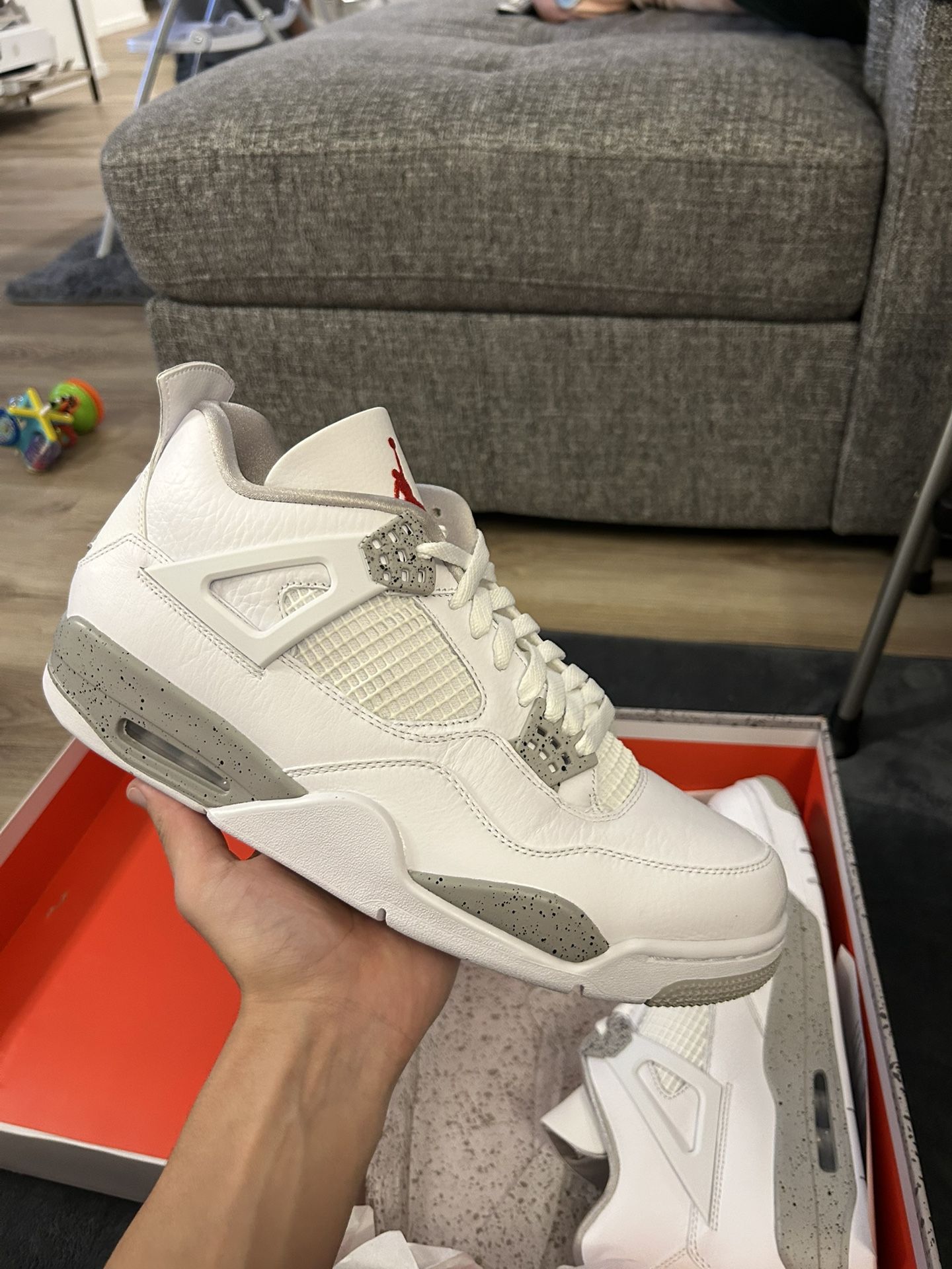 Jordan 4 Retro “white Oreo” *READ DESCRIPTION*