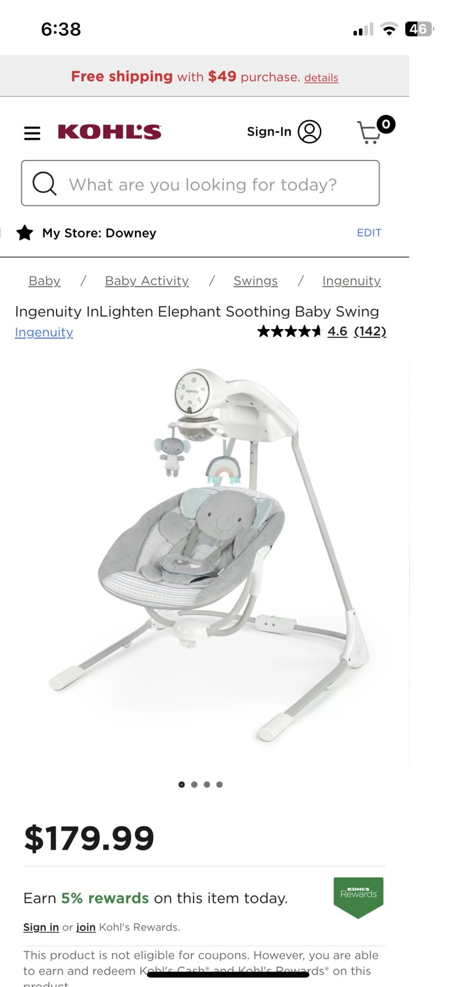 Baby Swing Columpio