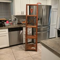 wooden ladder to place items