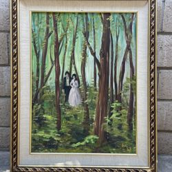 Hauntingly Beautiful Vintage Painting Signed by artist