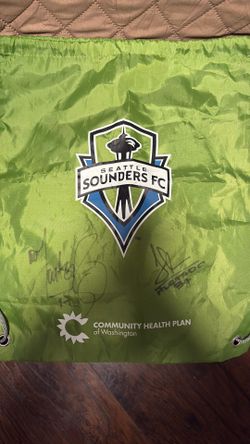 Signed Sounders Bag