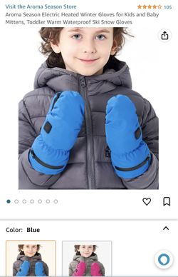 Kids Heated Snow Gloves