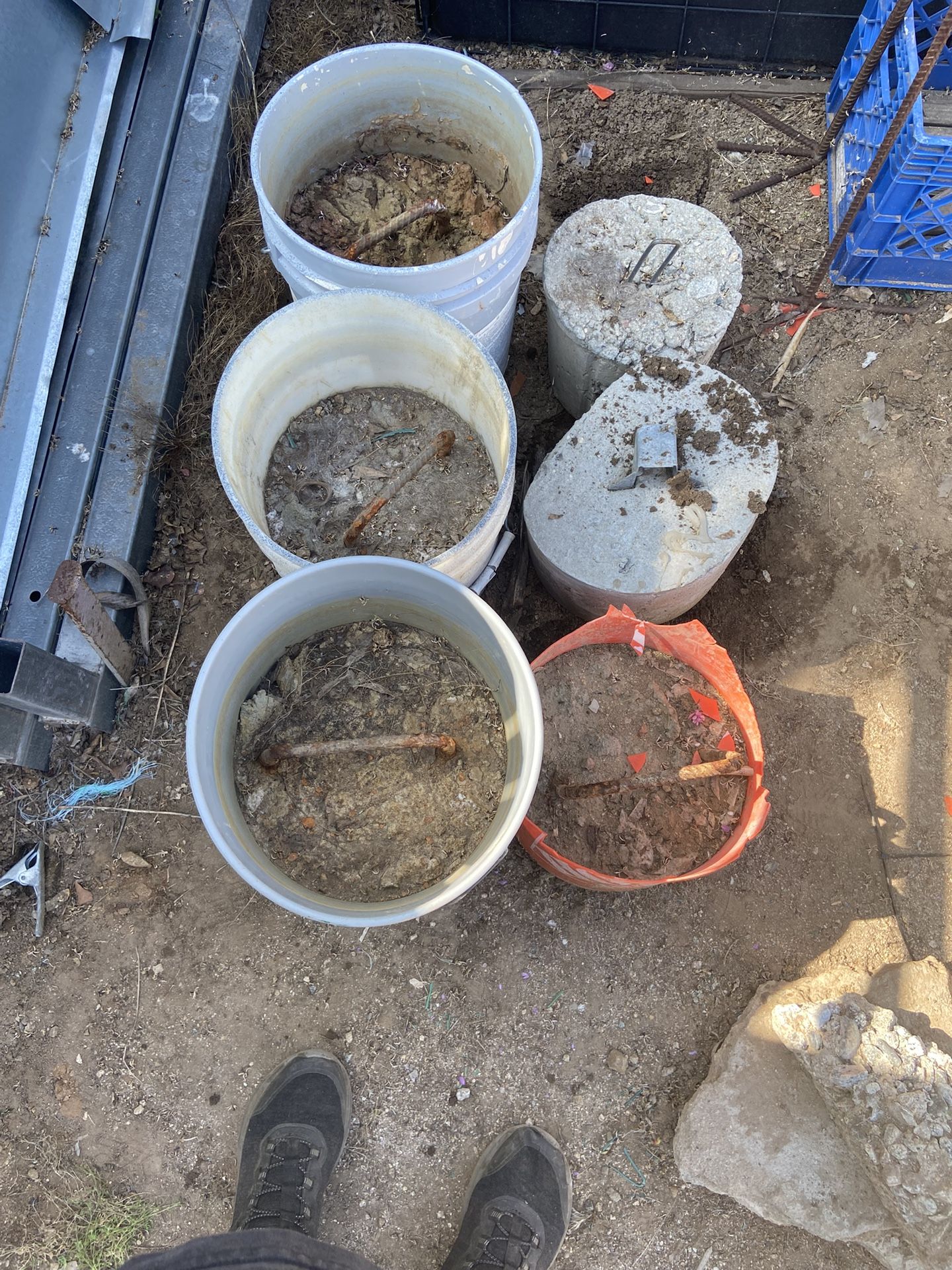 Free. Swap Meet Canopy Weight Buckets