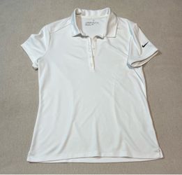 Nike Golf Dri-Fit White Polo Shirt
