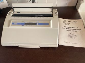 Nakajima model AX-90 electronic typewriter Needs ribbon