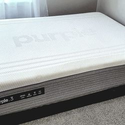 Queen-Size Purple 3 Mattress With Box Spring