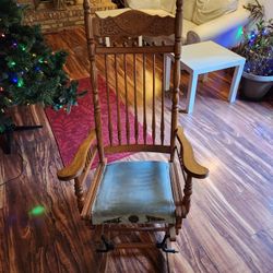 1880's style Heritage Golden Oak Rocker/Glider