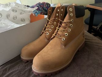 Timberland premium 6IN size 10.5 waterproof boot wheat nubuck