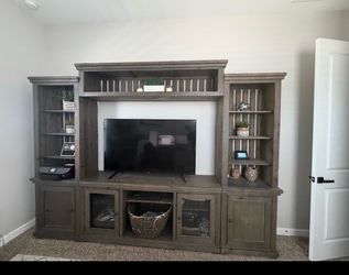 Solid Wood Entertainment Center