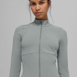 Alo Airbrush Corset Full Zip Jacket Size S