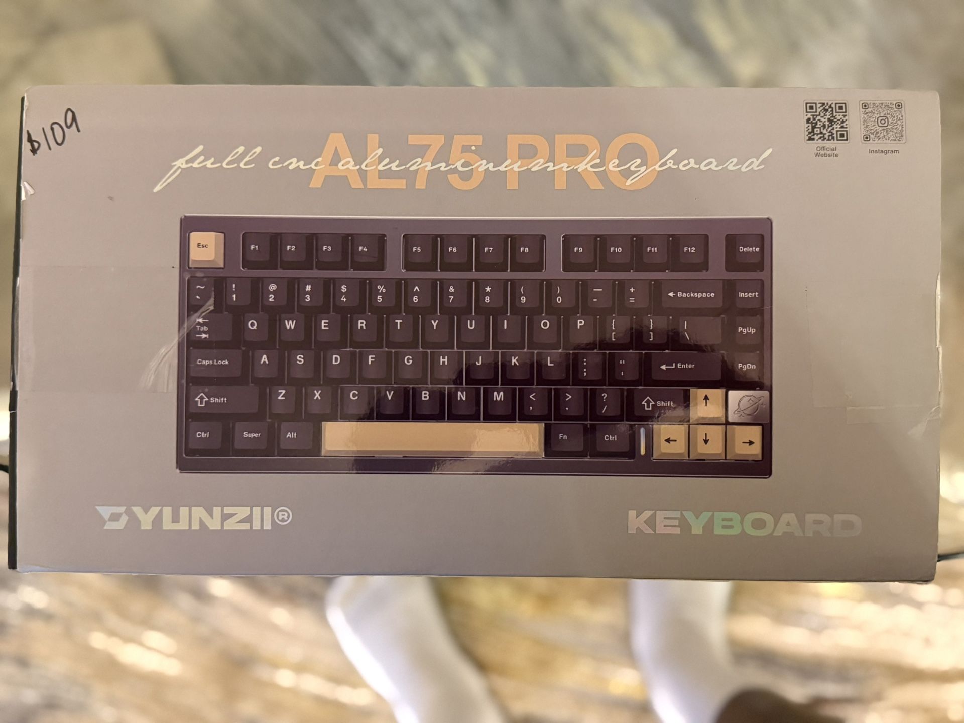 YUNZII AL75 Pro Mechanical Keyboard (NEW) – Wireless/Wired – $109
