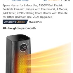 Windtalk New Space Heater 1500 W W Timer