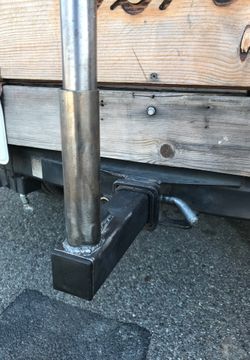 Flag mount and pole