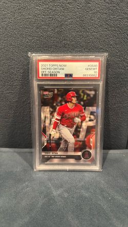 Shohei Ohtani 2021 Topps Now Off-Season PSA 10