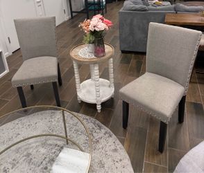 Set of Grey Colored Chairs
