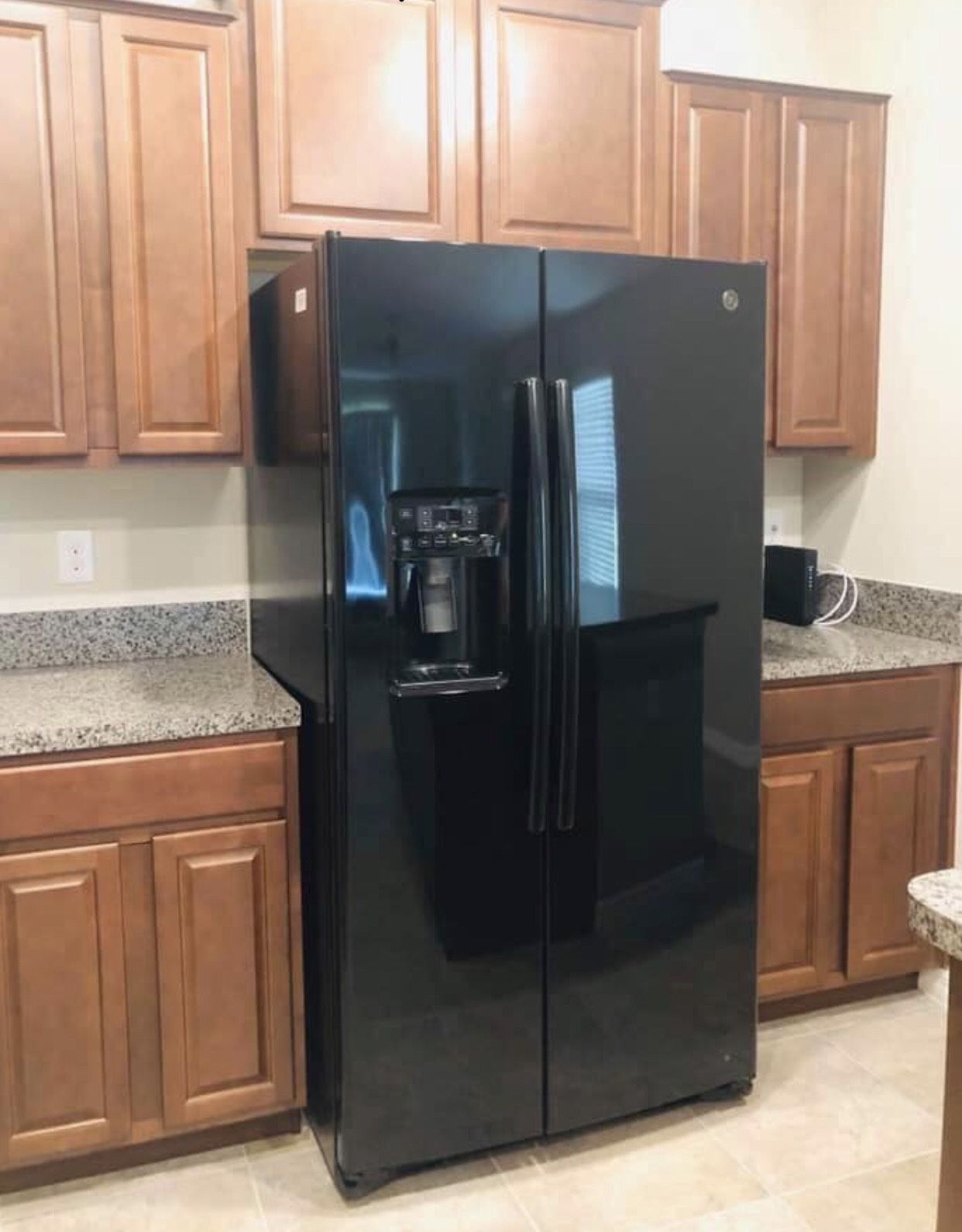 Black Refrigerator 