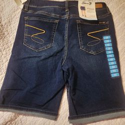 Denim Bermuda Shorts