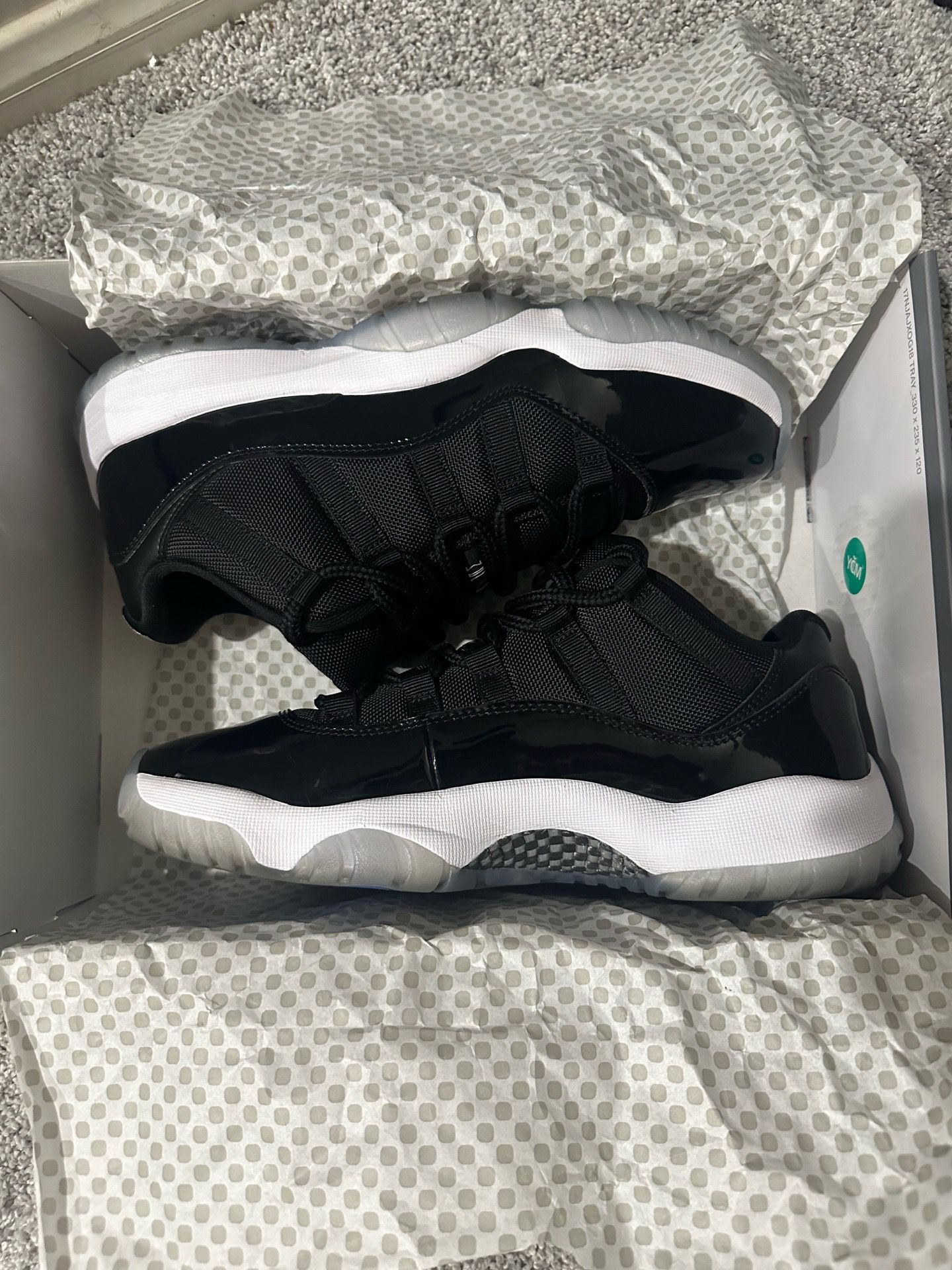 Jordan 11 retro low “space jam”