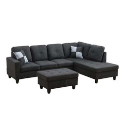 New Sectional + Ottoman 