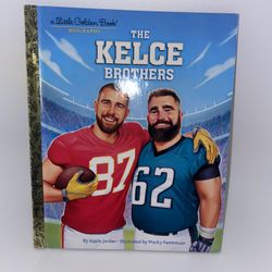 The Kelce Brothers Little Golden Book New Never Opened Collectors Biography Kids