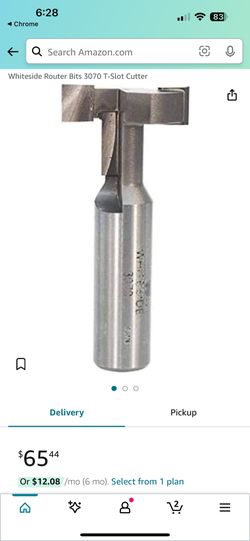 $47 Whiteside Router Bit 3070 NEW cost $66
