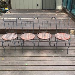  Rod iron Chairs