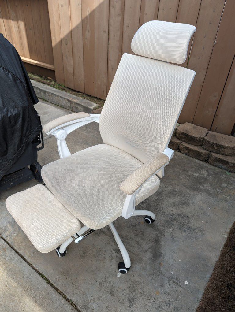 Office Chair, Footrest And Recline