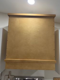 Modern box range hood