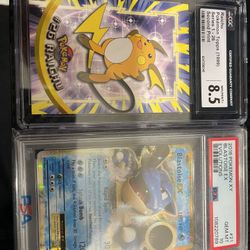 Blastoise And Raichu