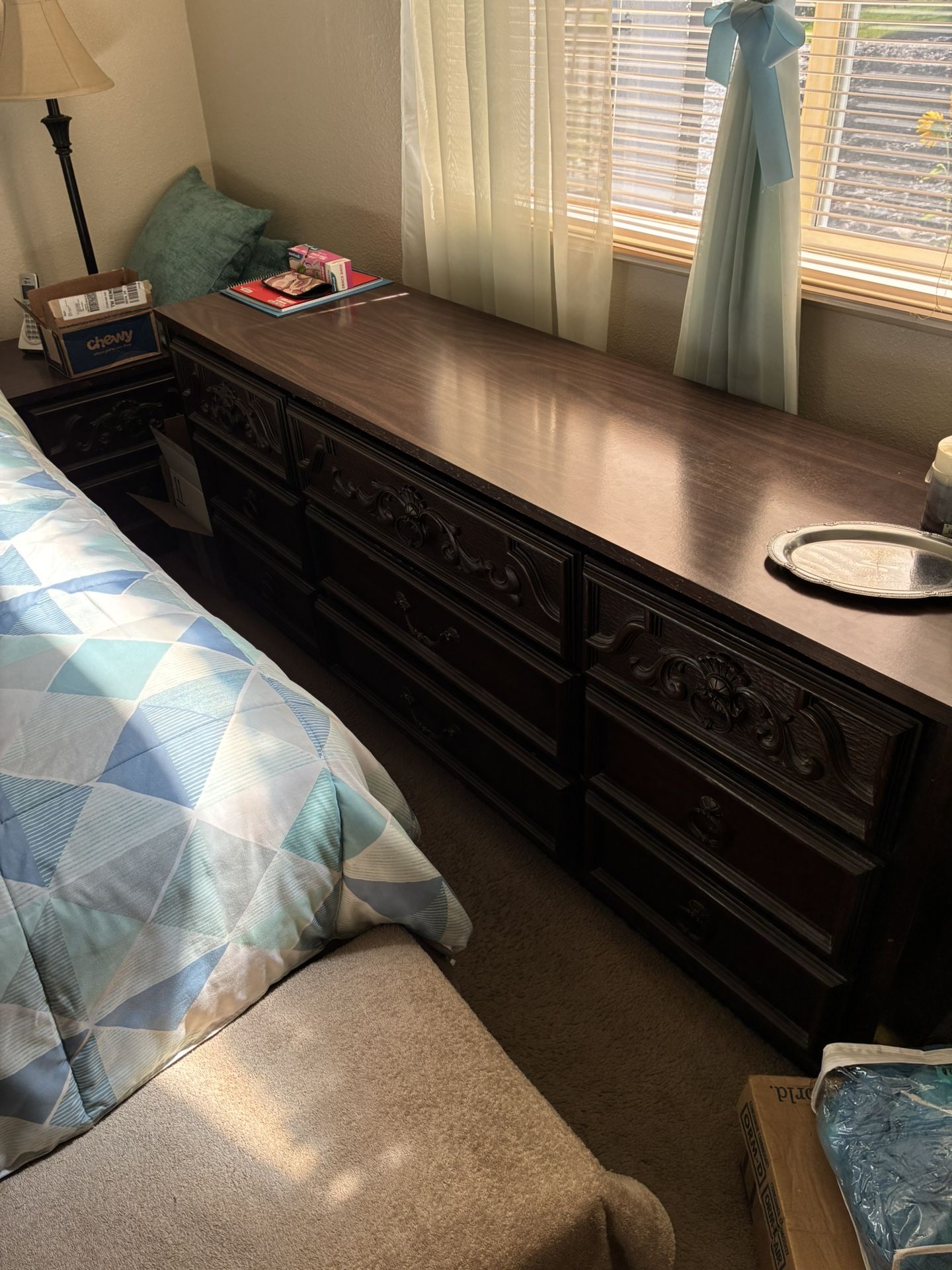 Dresser and nightstands