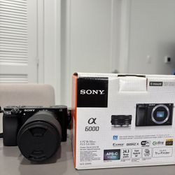 Sony a6000 Camera with Sigma 30mm f/1.4 DC DN Contemporary Lens