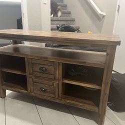 Wood Tv. Table 