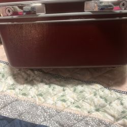 Vintage Samsonite Silhouette Burgundy Red