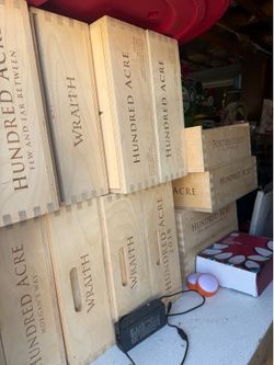 Empty Wine boxes