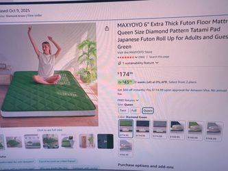 Firm 6” futon mattress