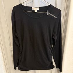 Michael Kors Black Long Sleeve Shirt