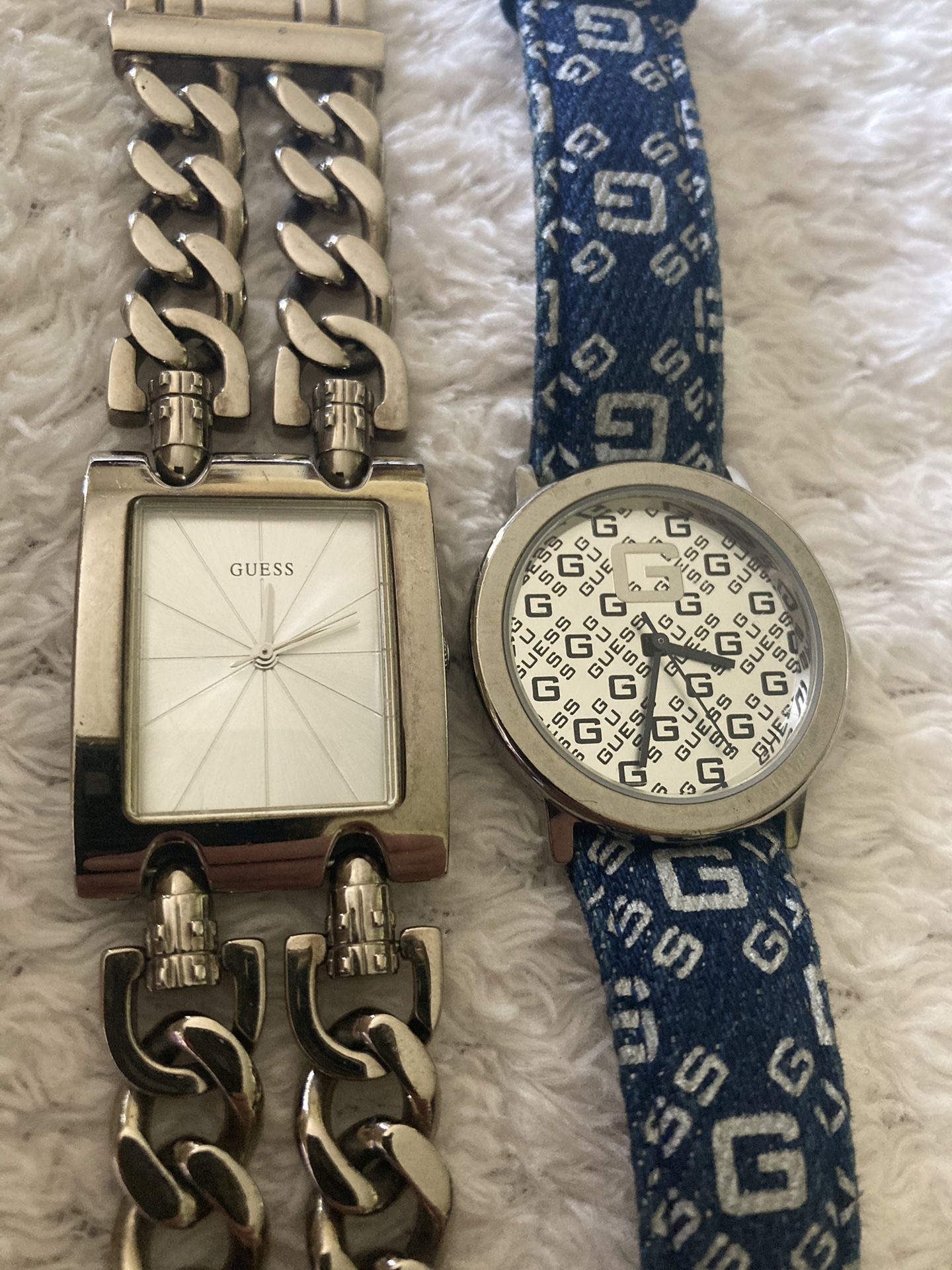 Guess watches- two for the price of one.  $10 for both