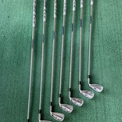 Cobra Carbon CB Irons 4-PW Rifle Shafts 6.0 Used