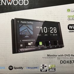 Kenwood DVD Receiver with Bluetooth DDX8706S 