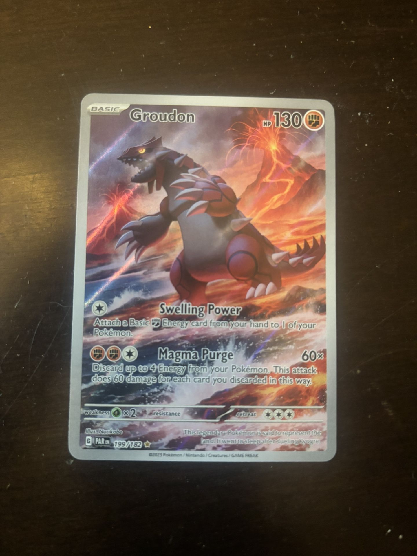 Groudon Pokémon Card