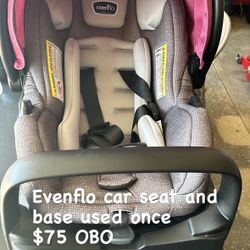 Evanflo Car Seat And Base