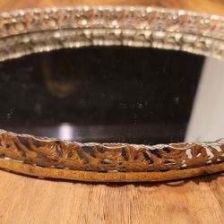 Vintage Oval Vanity Tray