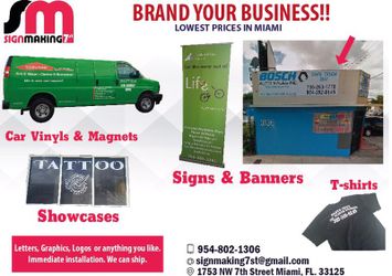 Signs, Banners, wrappimg