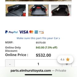 Toyota Tacoma Wheel Well Storage / Cooler Bed Compartments
