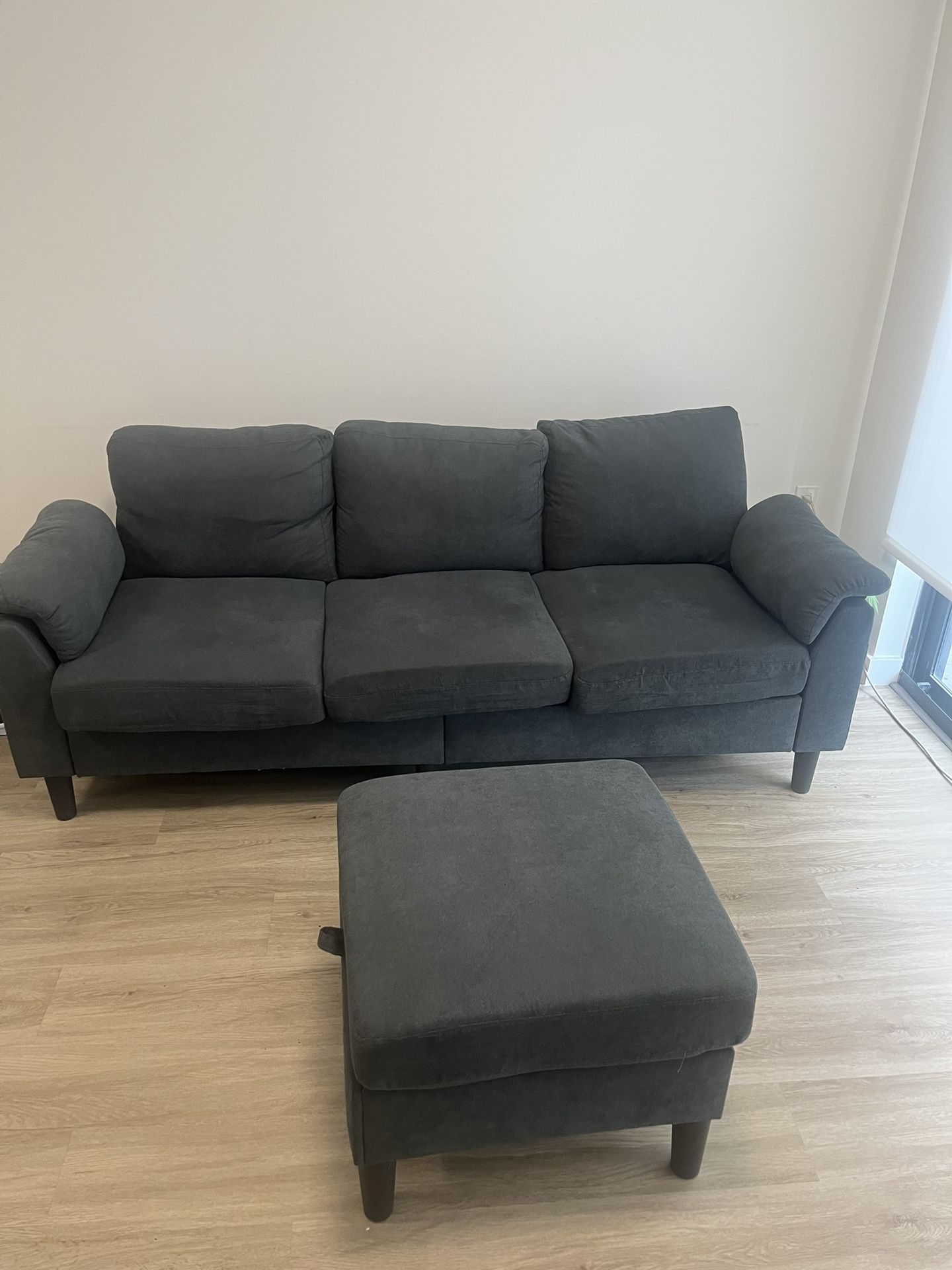 Blue Gray Sectional Small